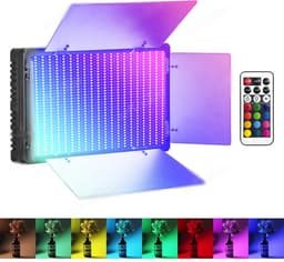 LuminexPro RGB U800 Studiolamp – 50W – Bi-color LED & Softbox – Statief 2m – Bluetooth Afstandsbediening – Fotografie & Videografie – 3200K-5600K — thumbnail 5