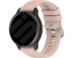 Strap-it Smartwatch siliconen bandje - geschikt voor Garmin Vivoactive 4 (45mm) / Venu 2 / Venu 3 / Forerunner 255 / Forerunner 265 - roze