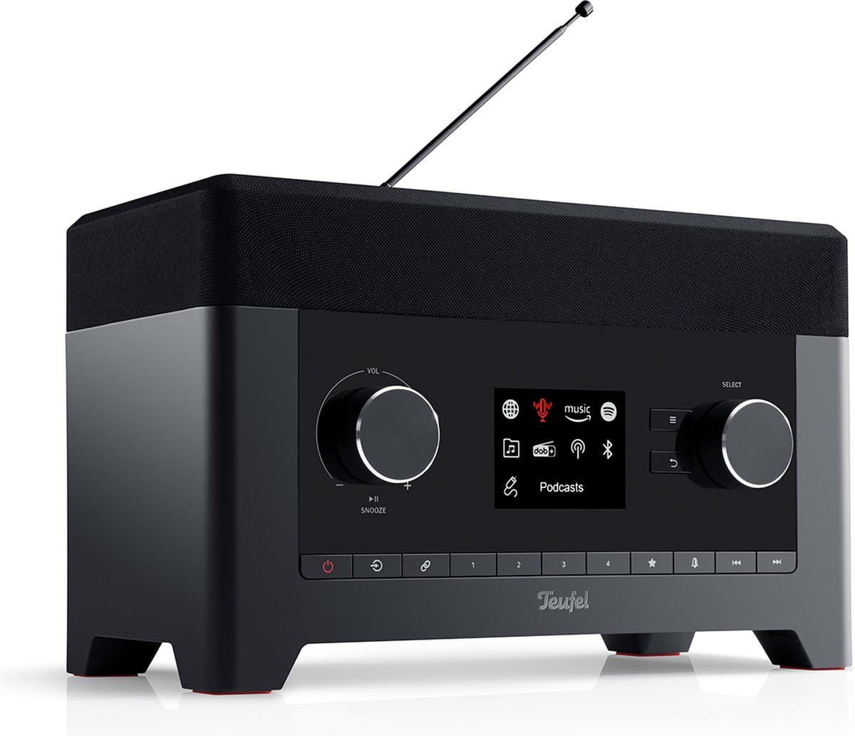 Teufel RADIO 3SIXTY - Internetradio met DAB+ /FM - Bluetooth - Spotify Connect - 360-gradengeluid - Voorkeuzezenders - zwart — afbeelding 1