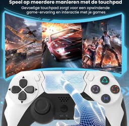 PS4 Controller Draadloos - Controllers Geschikt voor Playstation 4 & PC - PowerPlay Gaming Accesoires - Bluetooth — thumbnail 2