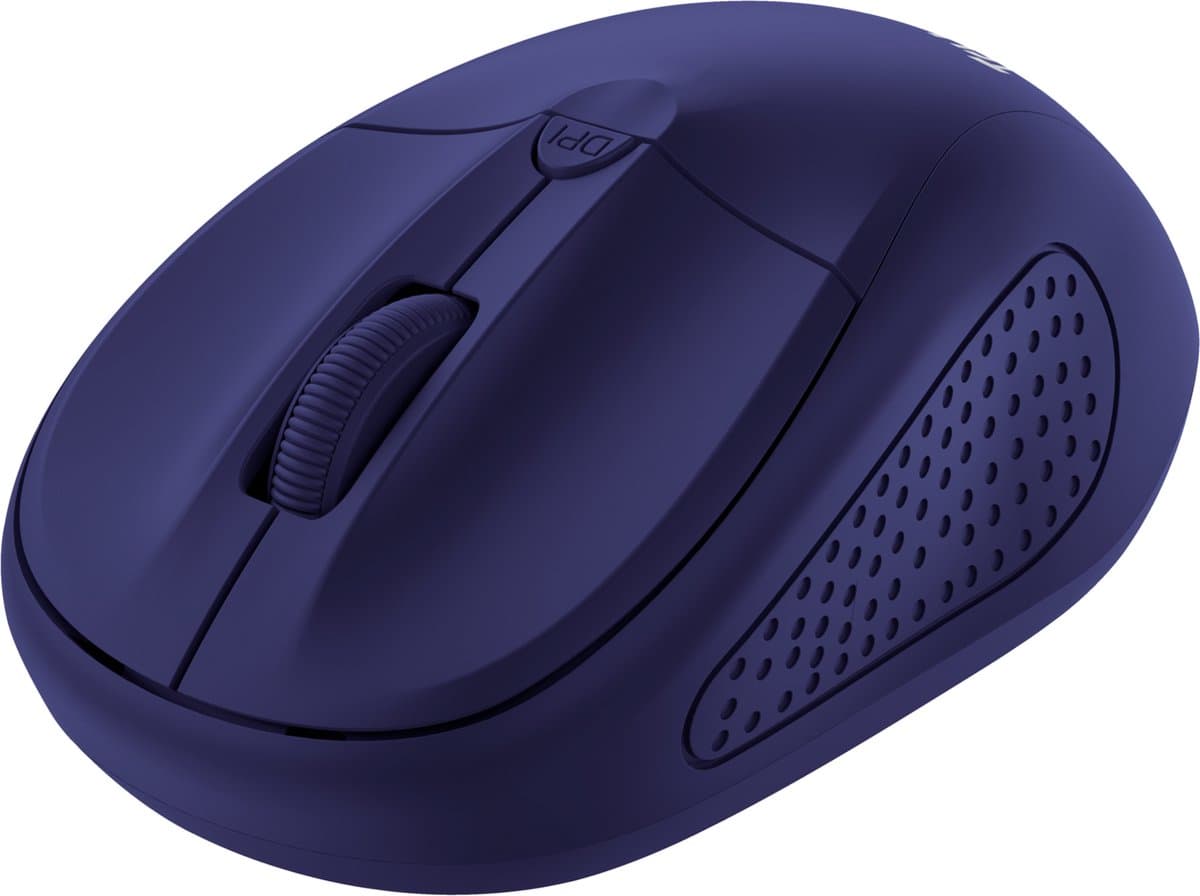 Trust Primo - Draadloze Muis - Compact - Links- en Rechtshandig - 1600 DPI - Blauw — afbeelding 1