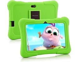PRITOM Kindertablet – Tablet vanaf 3 jaar – Quad Core Processor - 7 inch Kids Tablet – Andriod 10 – 32 GB – WiFi – Bluetooth – Standaard Educatieve Software Geïnstaleerd – Ontspannend & Leerzaam – Groen