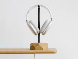 Oakywood Headphones Stand - Massief Eiken - Echt Hout Koptelefoon Standaard Houder - Stijlvol Clean Desk Design — thumbnail 3