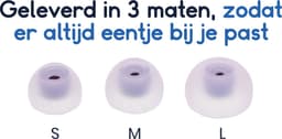 Ibley ComfortFit Siliconen oortips voor Samsung Galaxy buds 2 groen - Siliconen Earplug - S/M/L formaat - 3 paar - 3 maten — thumbnail 4