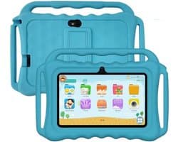 Kindertablet Pro Max - Vanaf 3 Jaar - Snelste Op De Markt - Ouderlijk Toezicht - 32GB - 2GB Ram - Vanaf 5 Jaar - Lichtblauw