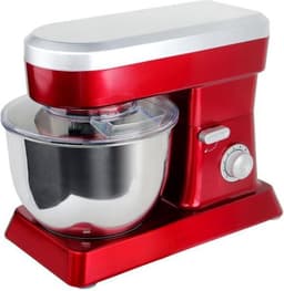 Royal Swiss - Keukenmachine Multifunctionele - Keukenrobot mixer 5 Liter  - Elektrische Energie 1200w - Zilver/Rood — thumbnail 2