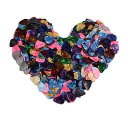 Gitaar Plectrum Celluloid 0.5 MM-20 stuks — thumbnail 4