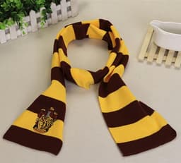 Harry Potter Gryffindor Unisex Sjaal - rood/geel - one size — thumbnail 2