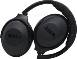 Wuff - Draadloze Koptelefoon - Noise Cancelling koptelefoon - Bluetooth Koptelefoon - Koptelefoon met Microfoon - Over-ear Koptelefoon - Headphone - 20 uur batterijduur met snel opladen - Zwart — thumbnail 3