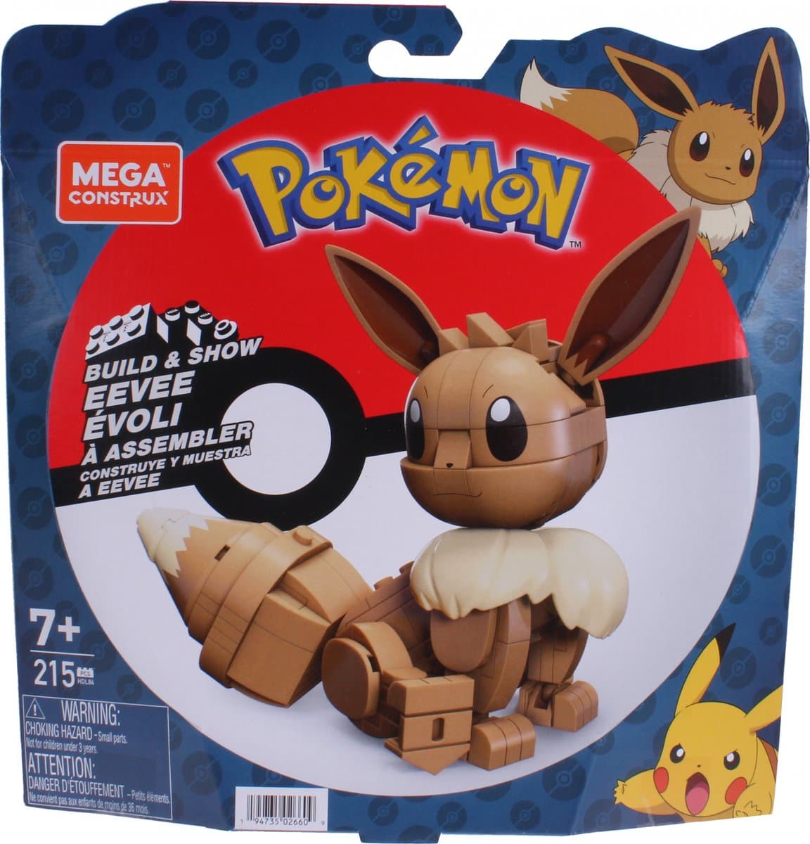 MEGA Pokémon Eevee bouwset - 215 bouwstenen — afbeelding 1