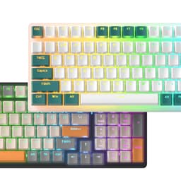 Fuegobird K3 Mechanisch Gaming Toetsenbord - 100keys - Rood Switch - QWERTY - Mechanical RGB Backlight Keyboard - WaterGreen — thumbnail 2