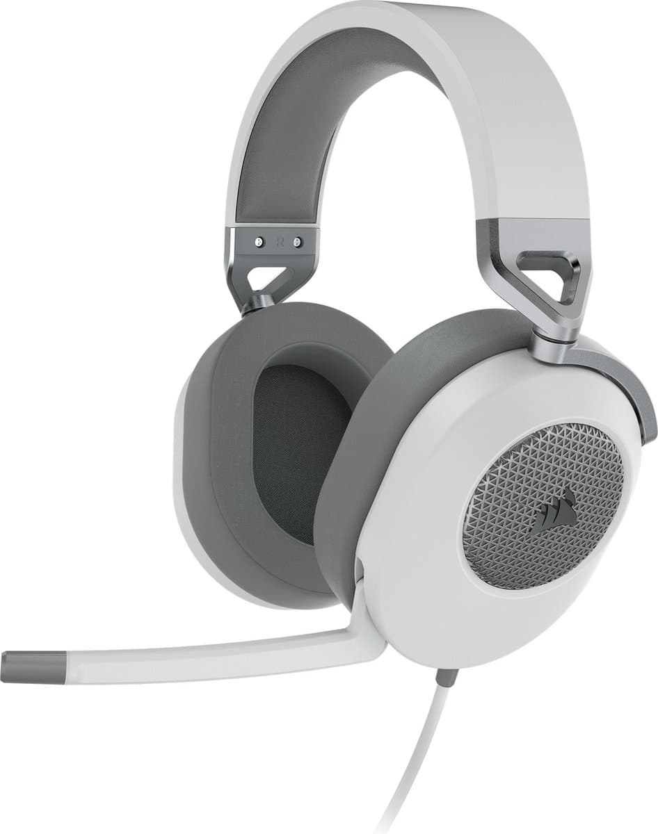 Corsair HS65 Surround Gaming Headset - Wit - PC & Mac — afbeelding 1