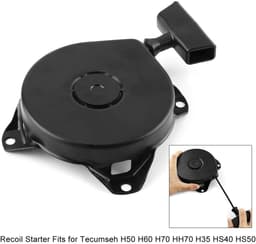 Repeteerstarter Grasmaaier - Trekstarter Motor - Kleine Motor Reparatie - Metalen Constructie - 19 x 18 x 5 cm - Zwart — thumbnail 3