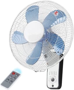 Wandventilator - Muurventilator Afstandsbediening - Ruimte Koelen - Stille Werking - Niet gespecificeerd - Wit — thumbnail 1