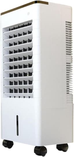 Verdampende Luchtkoeler - Mobiele Airco Ventilator - Ruimte Koelen - 3-in-1 Functie - 24x24x60cm - Wit — thumbnail 1