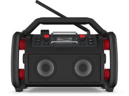 PerfectPro bouwplaatsradio ROCKRPO, DAB+ en FM-ontvangst, Bluetooth, geïntegreerde batterij, AUX, inclusief oplader en lithiumbatterij, IP65, RP2 — thumbnail 1