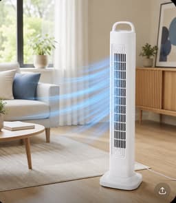 Kinzo Pro® Toren Ventilator 82CM | 3 Snelheden | Oscillerend - Krachtig en stil | Staand Torenventilator — thumbnail 2