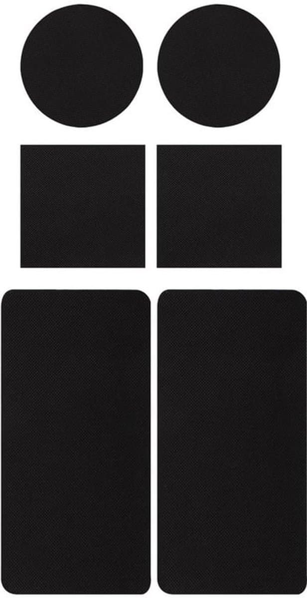 stuks zelfklevende trampolinepleisters, 3 vormen, reparatieset voor trampolinematten, reparatietape voor het repareren van scheuren of gaten in trampolinematten — afbeelding 1