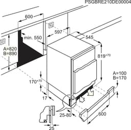 AEG OSK6I82EF - Onderbouw koelkast - deur-op-deur - zonder vriesvak - 82 cm — thumbnail 5