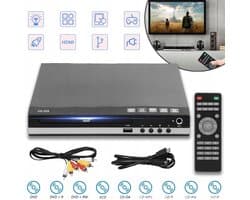 Multi-formaat DVD-Speler Met HDMI En USB - Karaoke Hervatten Van Afspelen Kopiëren Naar USB Afstandsbediening Compact - Voor Thuis En Studentenkamer