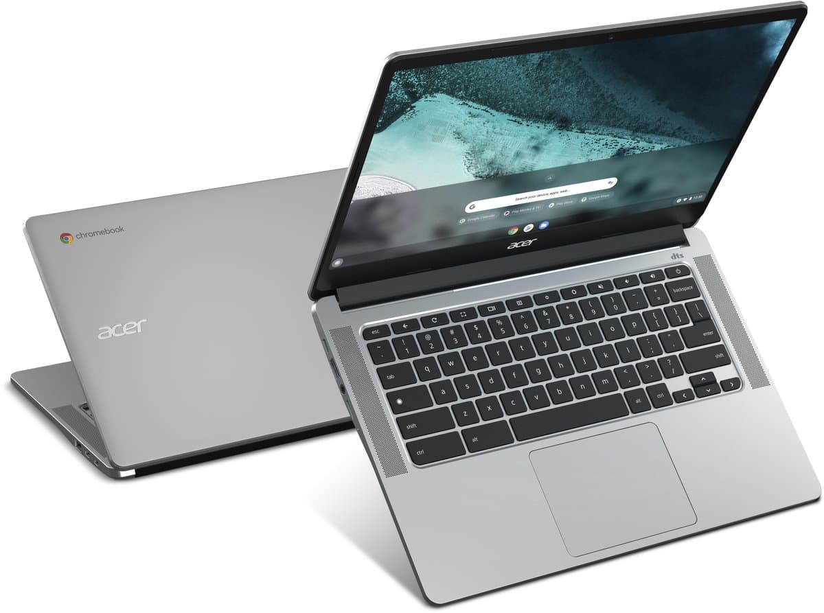 Acer Chromebook 314 CB314-3HT-C838 - 14 inch Touchscreen - 8GB - 64GB - Zilver — afbeelding 1