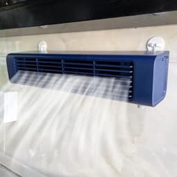 Bladeless Ventilator - Stille Koeleenheid - Persoonlijke Koeling - Veilig Kinderontwerp - 3 Snelheden - Wit — thumbnail 2