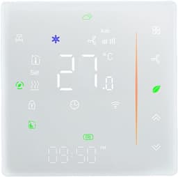 Slimme Thermostaat - Temperatuurregelaar Paneel - Comfort Regelen - Precisie Temperatuurregeling - 9x9x5 cm - Wit — thumbnail 5