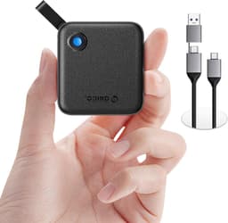 Externe SSD - Draagbare Opslag - Bestanden Opslaan - Snel Gegevensoverdracht - 512 GB - Zwart — thumbnail 1