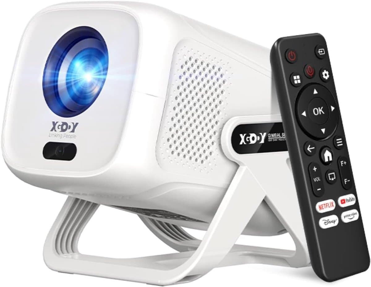 Beamer 1080P FHD - 4K ondersteund - Netflix compatibel - Draagbare projector voor mobiele telefoon - ShopVlot — afbeelding 1