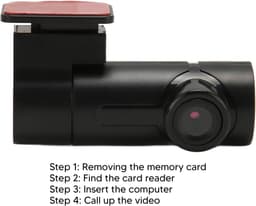 Dashcam FHD 1080P - Auto camera - Veilig rijden - 360 graden draaibaar - 1080p - Zwart — thumbnail 5
