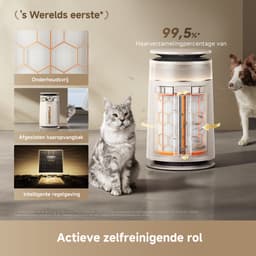Dreame FP10 Luchtreiniger met Zelfreinigende Haarrol - HEPA H14 Filter - Geschikt voor Huisdieren - CataFresh Geurverwijdering - Stil, Slim en Onderhoudsvrij — thumbnail 4