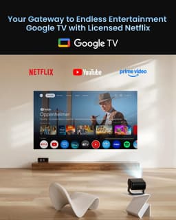 Projector 4K - 3100 Lumen - 2 x 12 W Speaker - Perfect voor thuisbioscoop - ShopVlot — thumbnail 5