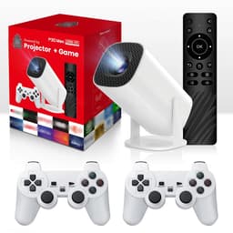 ECTEATOY® Mini Beamer - Projector - 4K Support - HD Ready 720P - 160 ANSI Lumen - Voor iOS & Android - WiFi - Thuisbioscoop - Wit — thumbnail 1