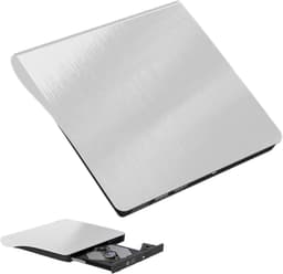 Externe Schijfstation - Optische Drive - Data Overzetten - USB 3.0 Snelheid - 19.3 cm breed - Wit — thumbnail 1
