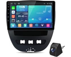Cestovet Autoradio - Geschikt Voor Toyota Aygo/PEUGEOT 107/Citroen C1 2005-2014 - LINUX - Draadloos Apple Carplay & Android Auto - achteruitkijkcamera