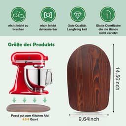 Schuifplaat Keukenmachine - Verschuifbare Onderlaag - Makkelijk Verplaatsen - Speciaal Vormontwerp - 45-5 Qt - Bruin — thumbnail 3