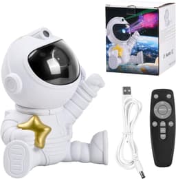 Sterrenprojector, astronaut, 360° rotatie, astronaut Galaxy projector, sterrenhemel, nachtlampje, Galaxy projector met afstandsbediening, astronaut Galaxy sterrenprojector nachtlampje — thumbnail 2
