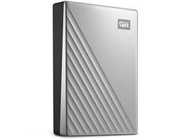 Externe Harde Schijf - Draagbare Opslag - Bestanden Opslaan - Hardware Encryptie - 2TB - Zilver