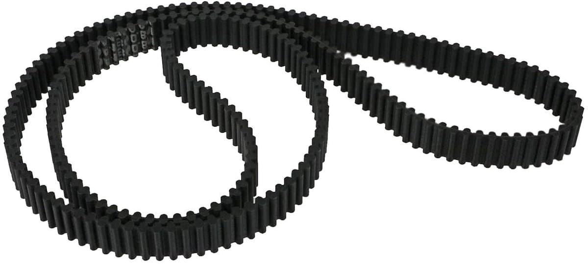 Getande Distributieriem - Vervangende Riem - Grasmaaier Onderhoud - Specifieke Tandplaats - 1800 mm x 25 mm - Zwart — afbeelding 1