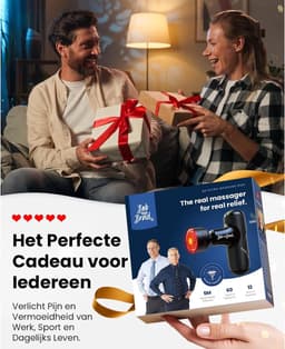 Massage Gun met Infrarood Warmte Mini Spiermassage Apparaat Stil Draagbaar Diepe Weefselmassage 5 Snelheden 16 kg — thumbnail 4