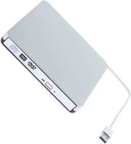 Externe DVD Brander - USB CD/DVD Station - Bestanden Archiveren - Draagbaar Slank Ontwerp - USB 3.0 - Zwart — thumbnail 3