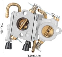 Carburateur Vervangend Accessoire - Hoogwaardig Metaal - Geschikt voor TS410/TS420 - Eenvoudig te Vervangen - Duurzaam - Lange Levensduur - Motorcarburateur — thumbnail 5