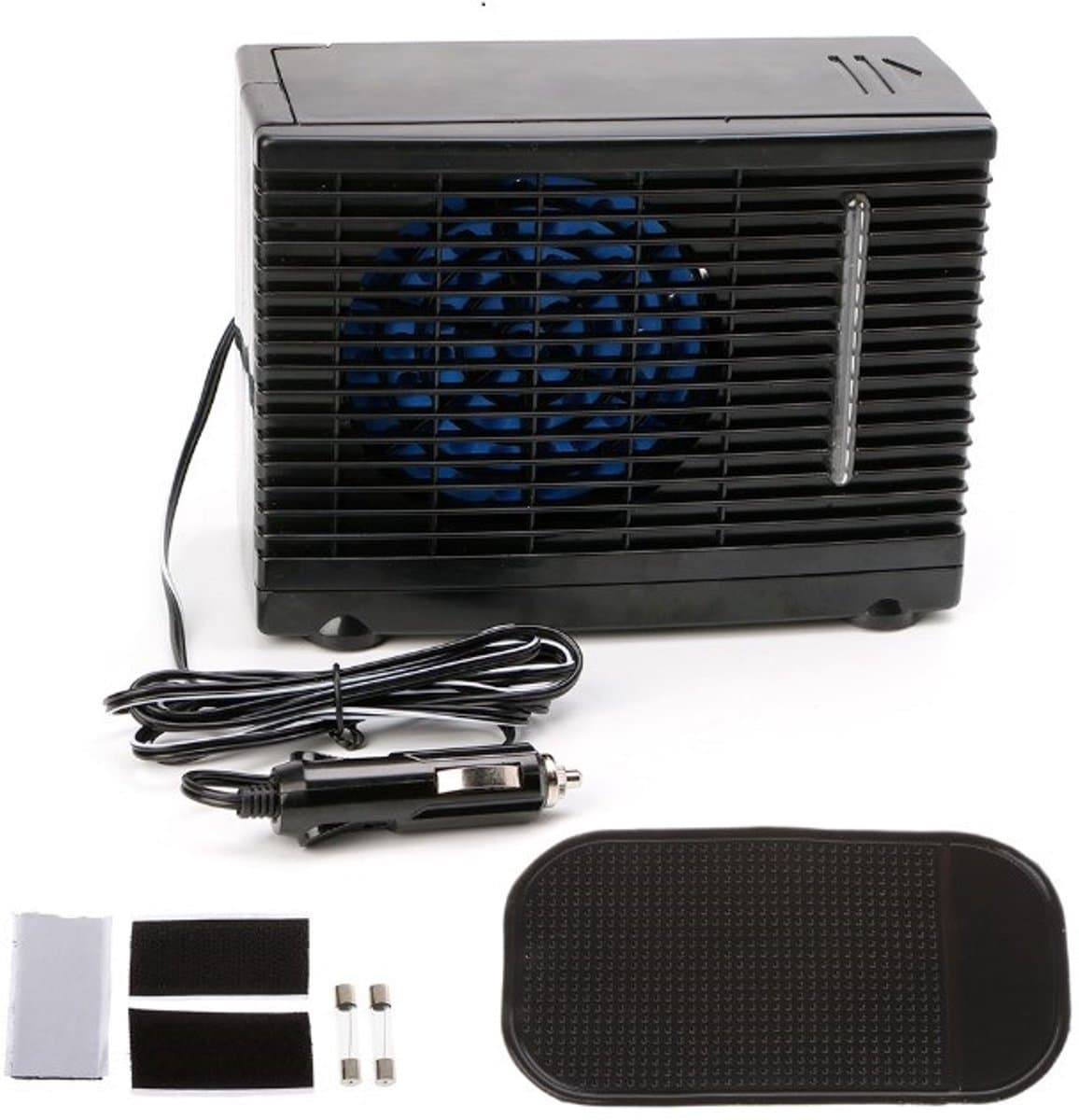 Draagbare airconditioning voor de auto, 12 V, draagbare ventilator voor de auto, stil, mini-ventilator voor auto, raam, lucht, ventilator — afbeelding 1