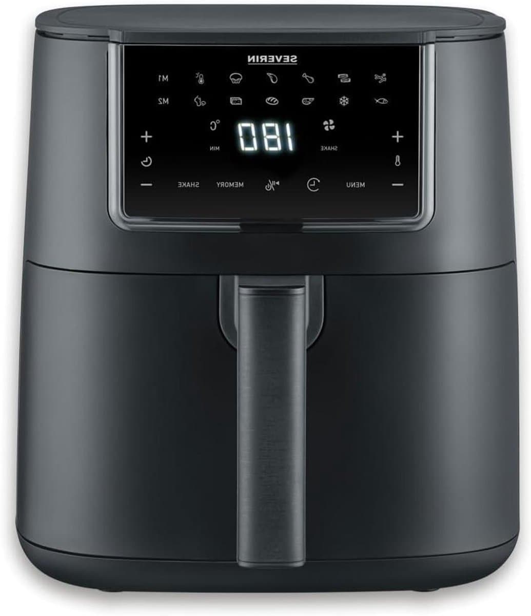 Heteluchtfriteuse XXL - Airfryer Frituurpan - Gezond Koken - Vetvrij Frituren - 7 Liter - Zwart — afbeelding 1