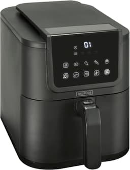 Airfryer XL - Heteluchtfriteuse Frituurpan - Gezond Frituren - Keramische Anti-aanbaklaag - 5 Liter - Zwart — thumbnail 1
