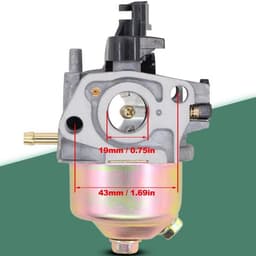 Carburateur - Grasmaaier onderdelen - Inclusief bougie en brandstoffilter - Voor Mountfield modellen - Perfect voor onderhoud en vervanging — thumbnail 5