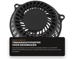 Trekkrachtstarter Compatibel met Güde BIG WHEELER 565 SPEED - Terugslagstarter - Gatafstand 170 mm - Slagvast Kunststof - Roestvrij Staal - Duurzaam Touw - Startmotor