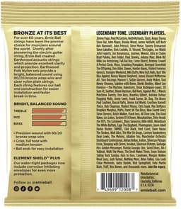 Ernie Ball Earthwood Rock & Blues - Akoestische Gitaarsnaren - 80/20 Bronze - Plain G - 10-13-17-30-42-52 — thumbnail 4