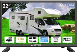 ANTTEQ AE22F5C-T21 - 22 Inch Full HD TV - 12V / 230V Camping TV - non-smart - DVB-T2/S2/C - HDMI, Scart & USB — thumbnail 1
