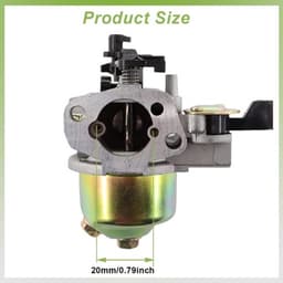 Carburateurset voor Einhell BG-PM 46 S-HW - Afdichtingsset - Brandstoffilter - Brandstofslang - Clips - Inclusief kaars - Grasmaaier Carburateur — thumbnail 4
